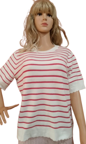 CZLucky stripe tops