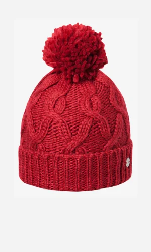 Knitted Cable beanie sharpa lining